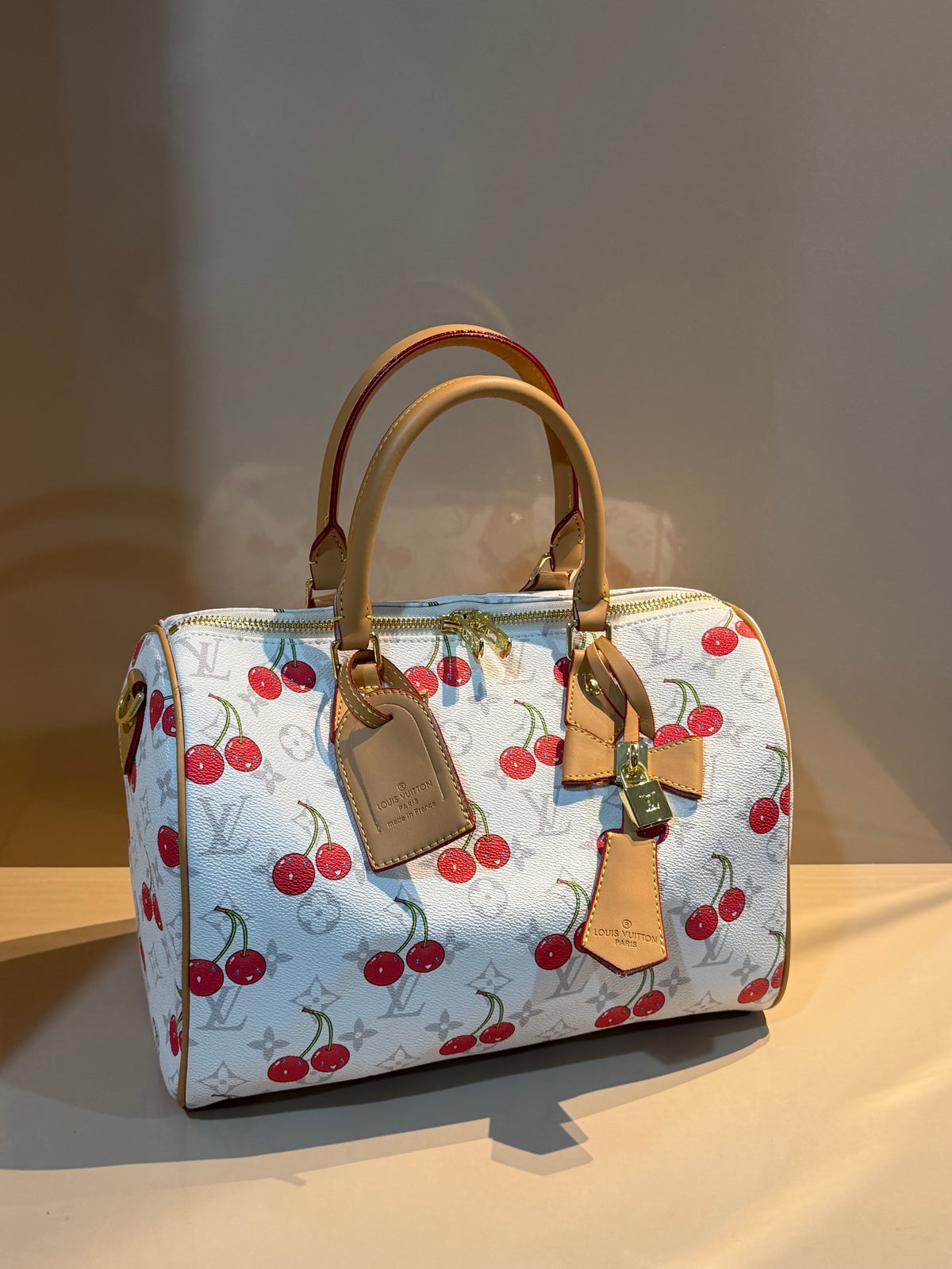 LV x Takashi Murakami Cherry Speedy 30