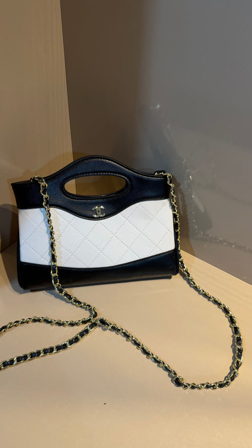 CHANEL Mini Top Handle Flap Bag