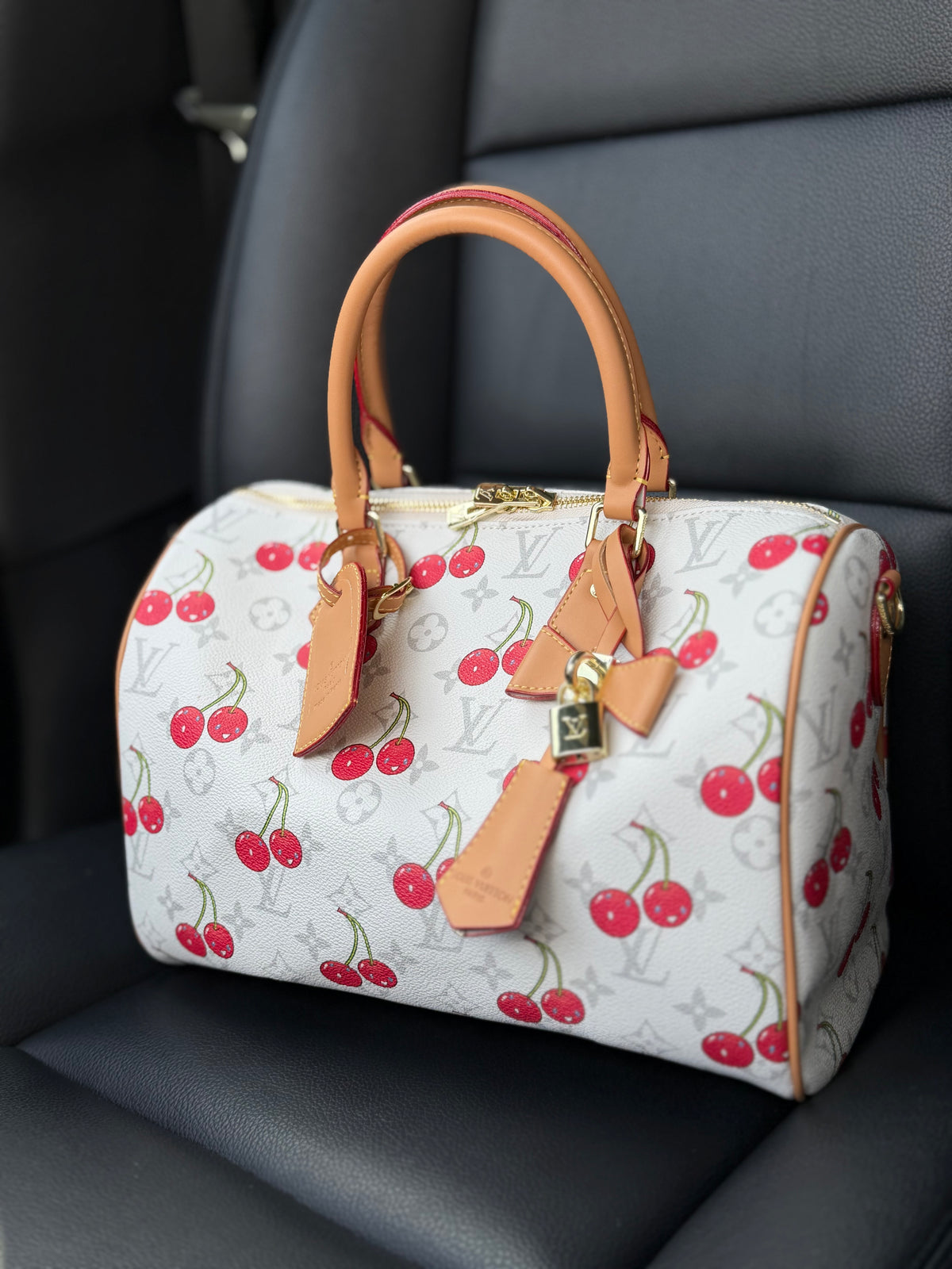 LV x Takashi Murakami Cherry Speedy 30