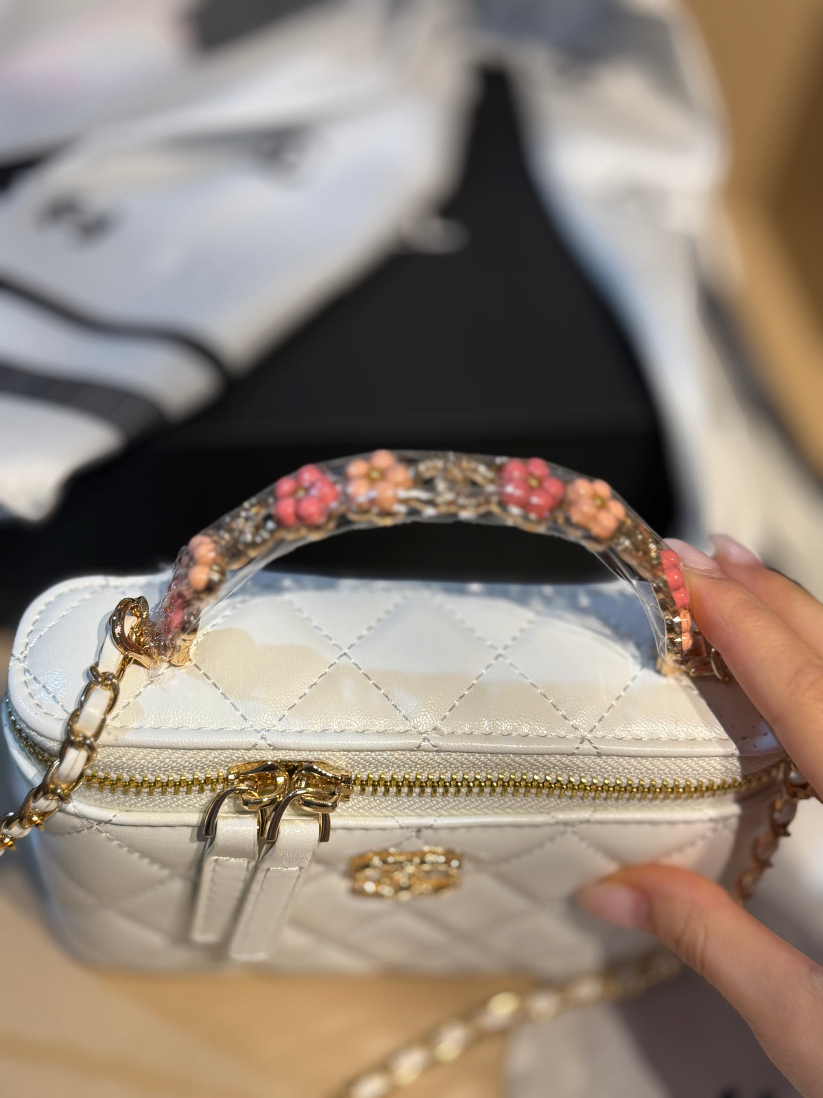 CHANEL Small Top Handle Vanity Case