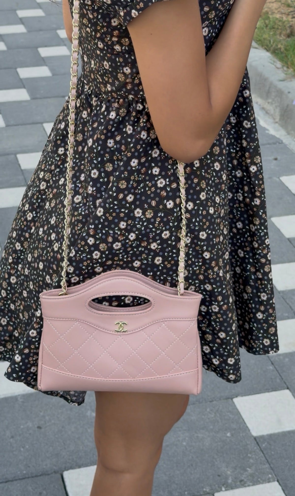 CHANEL Mini Top Handle Flap Bag