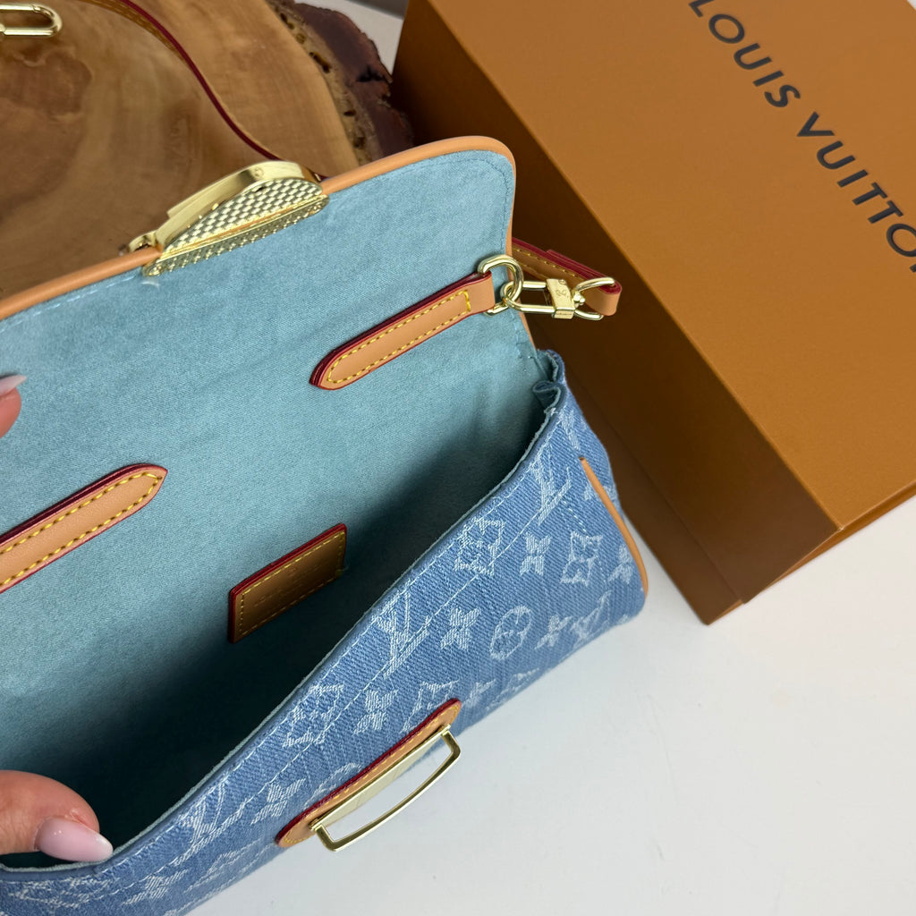 LV Monogram Denim Pochette