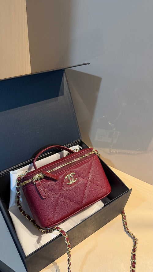 CHANEL Small Top Handle Vanity Case